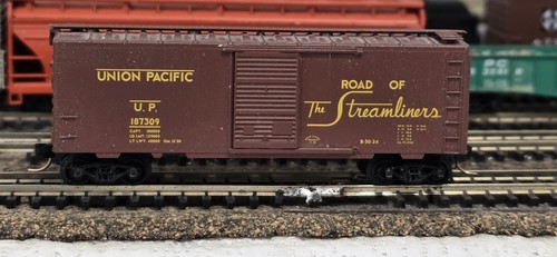 Microtrenes escala N coche de carga de acero, Union Pacific UP 187309 | Zustand: Used