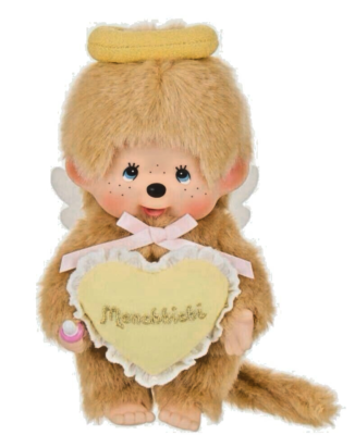 モンチッチ　Monchhichi 50th ラブ ハッピーエンジェルボーイ Monchhichi Love Happy Angel Boy 50th anniversary japan Plush