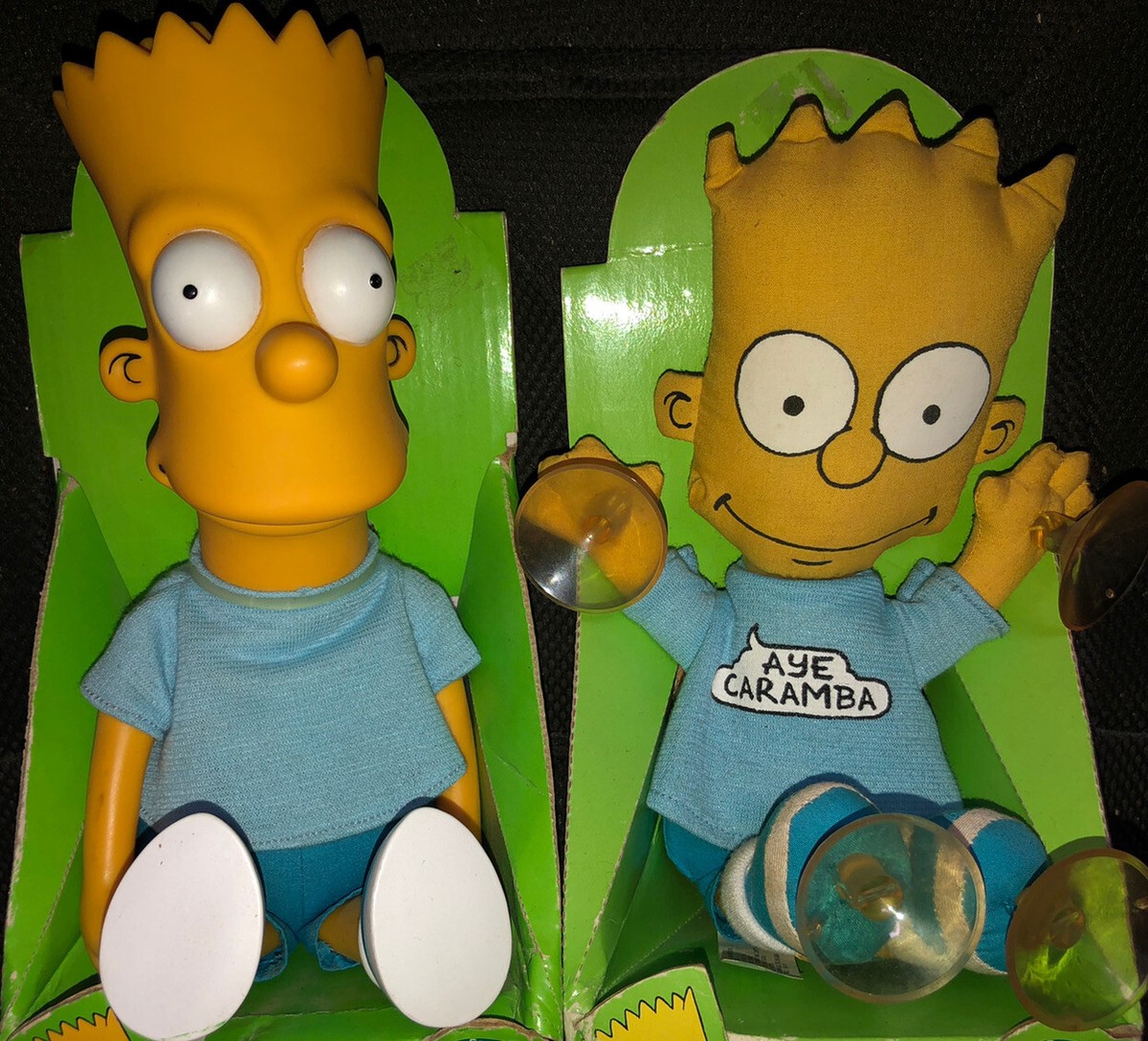 Bart Simpson 1990 Stick On Bean Bag Figures The Simpsons Vintage