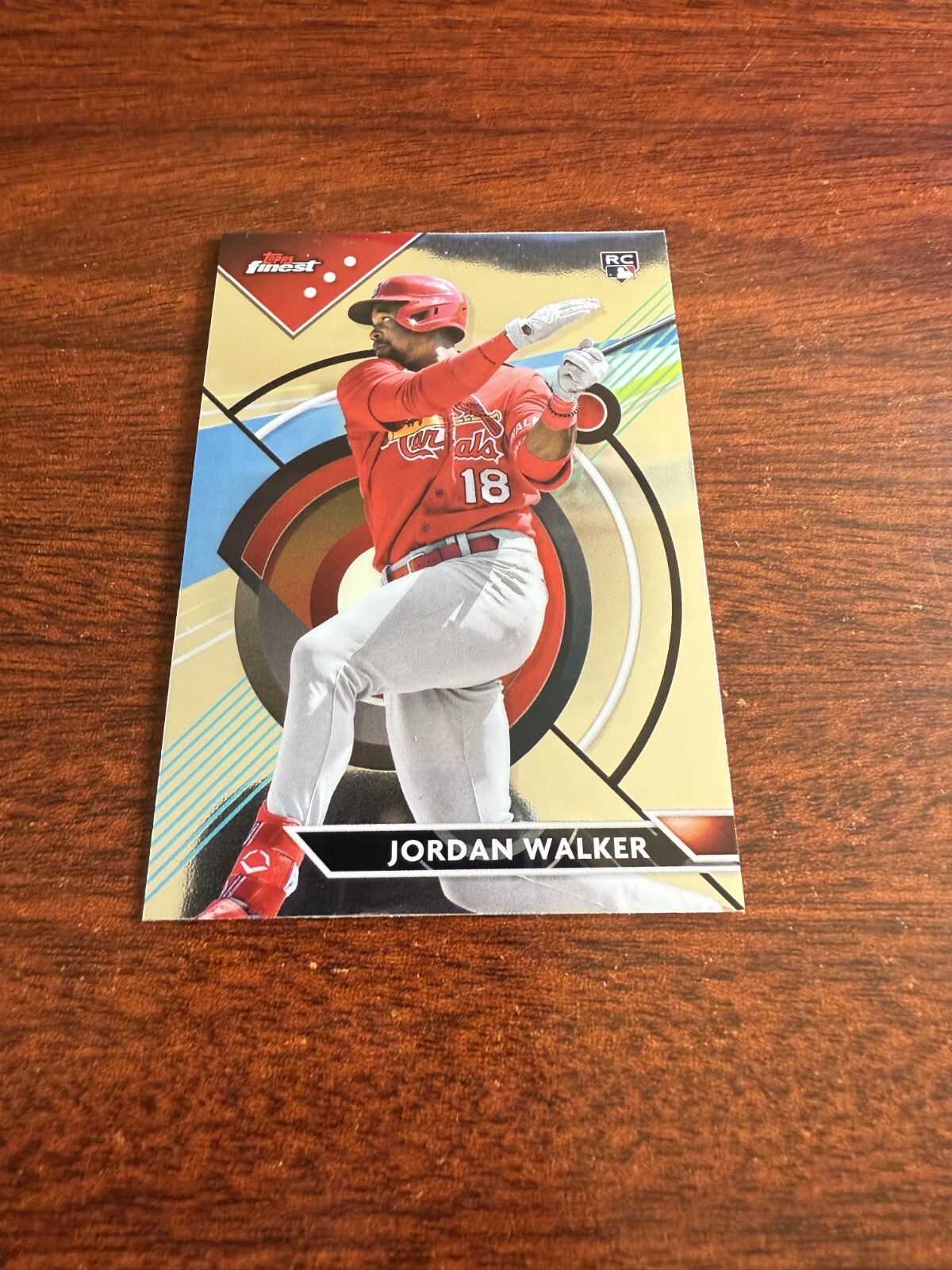 2023 Topps Finest #60 Jordan Walker Rookie Card