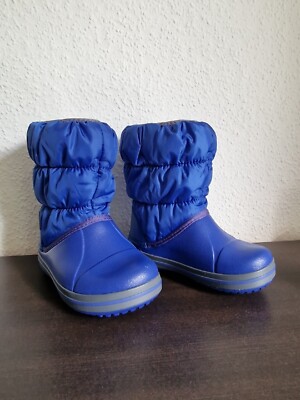 Crocs Winter Puff Boot Kids Gr. 24/25 blau