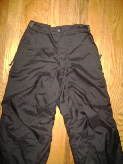 REI BOYS GIRLS KIDS WINTER SNOW SKI PANTS size YOUTH S 6 7 BLACK