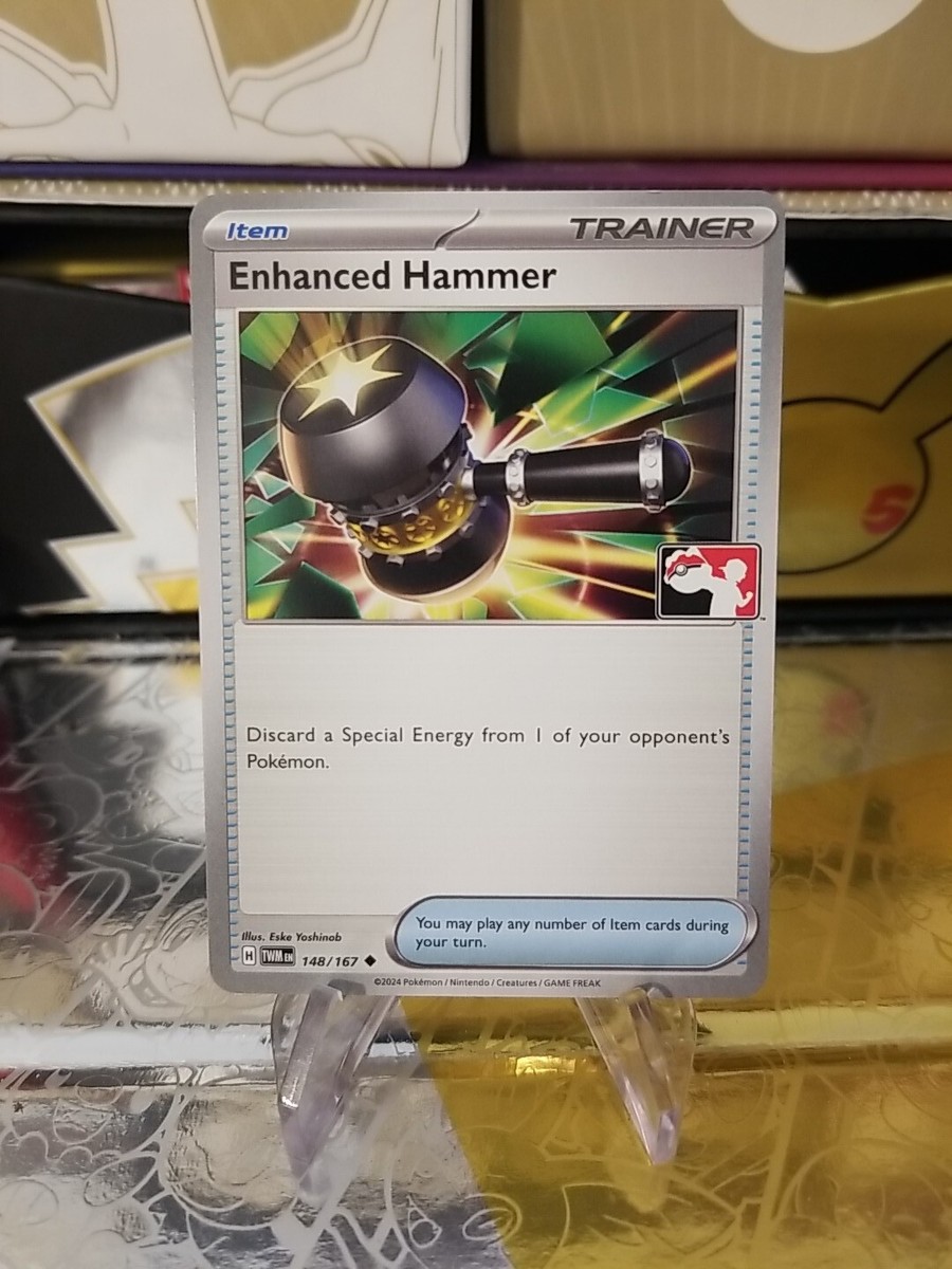 Enhanced Hammer Pokemon Prize Pack Series 6 Promo Pokemon Card NM/LP Enhanced Hammer Pokemon Prize Pack Series 6 Promo Pokemon Card NM/LP