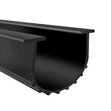 Garage Door T-End Bottom Seal 10ft Rubber Fits Clopay 4-1/2" Weatherproofing