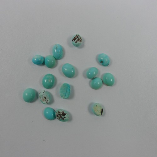 Persian Turquoise 100% Natural 16 Oval Cabochon 6.43 TCW - Picture 2 of 4