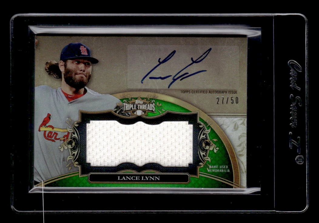 2013 Topps Triple Threads Unity Relic Autographs Emerald #LL2 