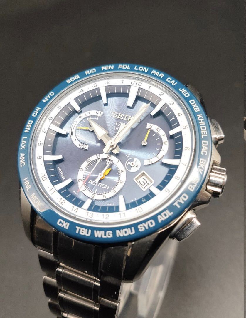 時計 SEIKO ASTRON Seiko Astron 8X53-0Ad0 Analog Solar Men Sbxb053 Gps Vintage
