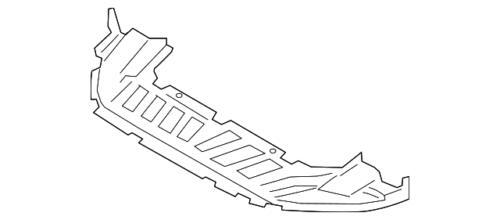 Soporte de radiador para Ford Focus 2016-2018 (N/P G1EZ-17808-A)