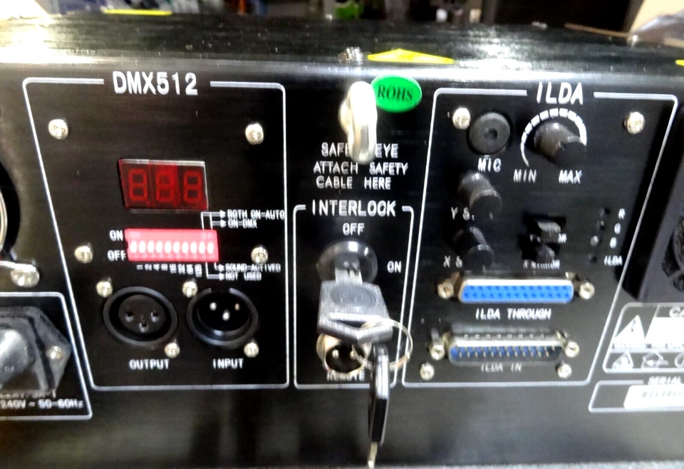 powerful professional green animated laser with ILDA & DMX - Image 2 of 4