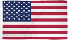 BIG US Flag 4x6 ft Polyester with Metal Grommets USA American America Stars