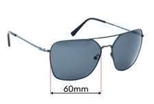 SFx Replacement Sunglass Lenses fits Armani Exchange AX 2029S - 60mm Wide