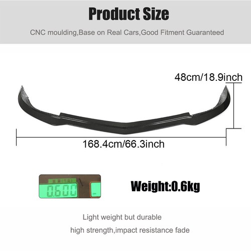 Fit For Mercedes Benz W204 C63 2012-2013 Dry Carbon Front Bumper Lip Spoiler - Bild 9 von 12