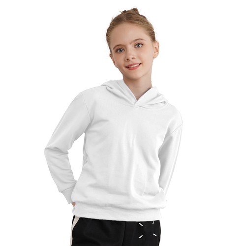 Kids Girls Boys Hoodie Camping Pullover Top Sports Hooded Sweatshirt All-Match - 第 9/106 張圖片