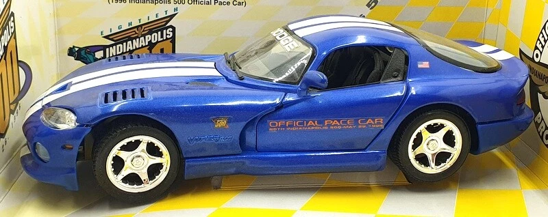 Maisto 1/18 Scale Diecast 31828 - Dodge Viper GTS Pace Car - Blue - Imagen 3 de 4