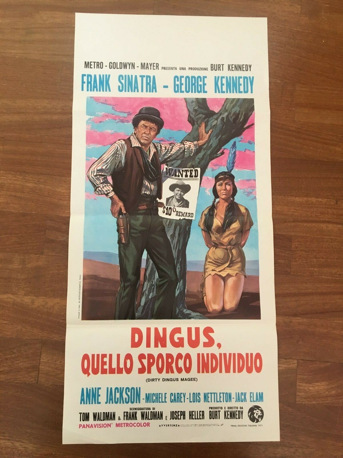 Locandina originale film Dingus, quello sporco individuo () - Regia di Burt Kennedy