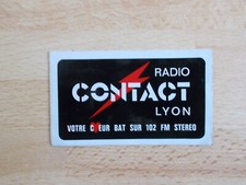 Sticker Radio Contact Lyon