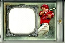 MIKE TROUT 2013 Topps Five Star Jumbo Jersey Relic SSP # D 18/35 L.A.Angels