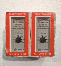 **New** Electromatic Time Delay On Relay SA205115 SA 205 115 (PACK OF 2)