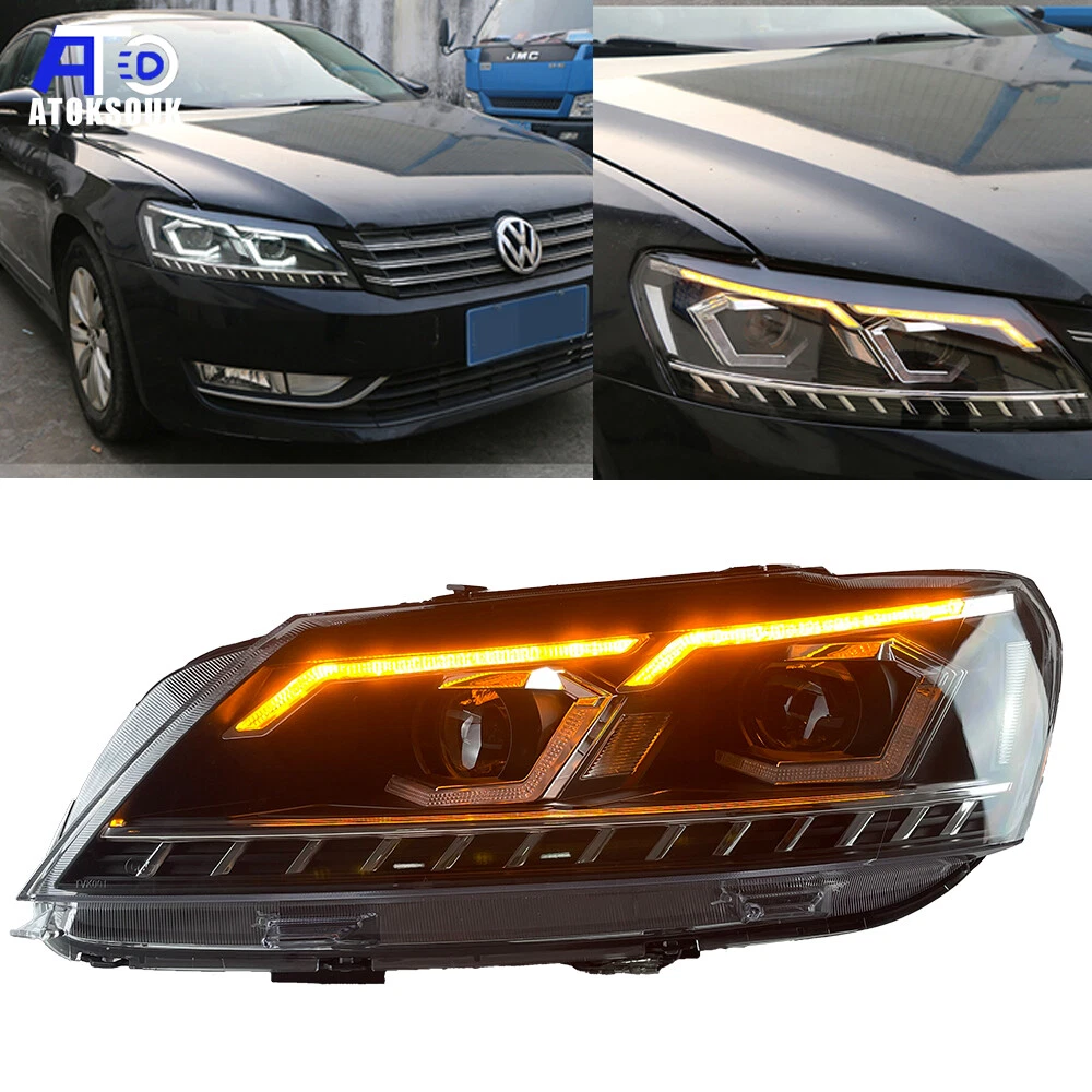 For VW Passat 11 15 LED Headlights Assembly LED DRL change Factory