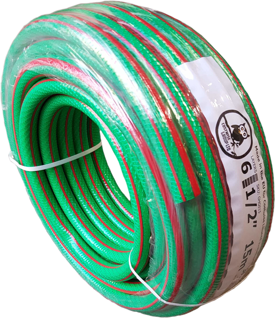 50m Heavy Duty Professional Reinforced Garden Hose Pipe 6 Layers Non