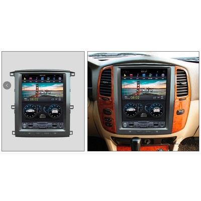 For Toyota Land Cruiser Android 7 Tesla Screen Android Car Radio Gps Navigation Ebay