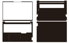 Carbon Laptop Sticker Decal Skin Protector Cover for Lenovo ThinkBook 16 2022