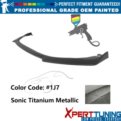 Fits 14-16 Lexus IS Base 3PCS Front Bumper Lip PP #1J7 Sonic Titanium Metallic