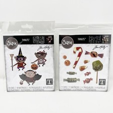 Troqueles de corte de Halloween Sizzix Tim Holtz golosinas dulces truco o trato
