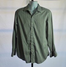 Bertini Gray Long Sleeve Dress Shirt Men's Sz L