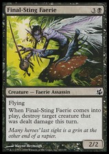 Magic the Gathering MTG Final-Sting Faerie (63) Morningtide   LP