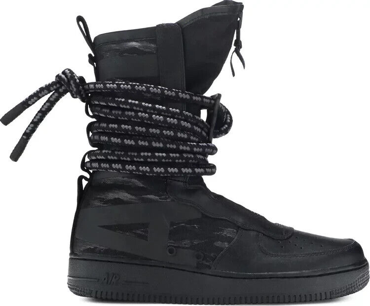 Nike SF Air Force 1 HI Black Sneakers Boots Triple Black Nike SF Air Force 1 HI Black Sneakers Boots Triple Black