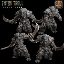 Tytantroll Miniatures - Bugbear Bundle (4 Minis) - D&D - Bases Included
