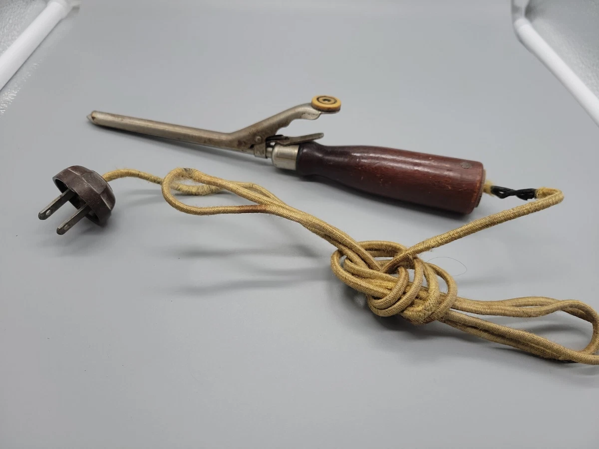 Antique curling top iron ebay