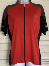 Women's Pearl Izumi Elite Pursuit Speed Short Sleeve Full Zip Jersey, Large Red