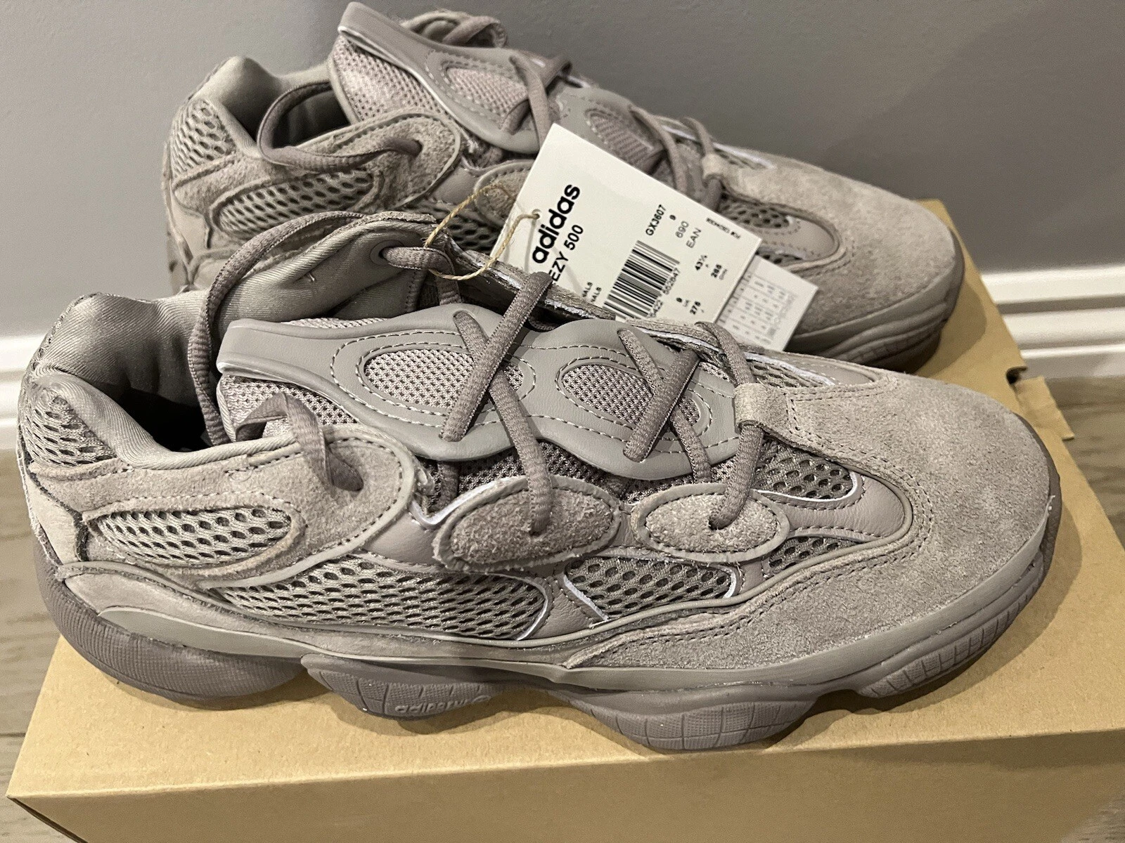 Yeezy 500 grigio cenere Adidas Uk9