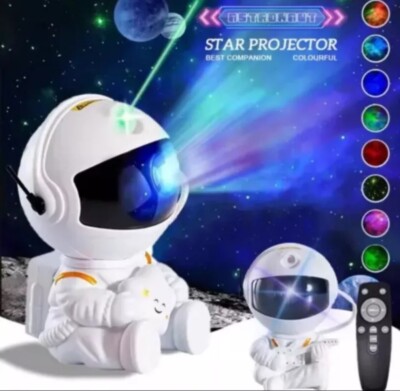 Star Projector Galaxy Night Light Astronaut Space Projector Starry Nebula