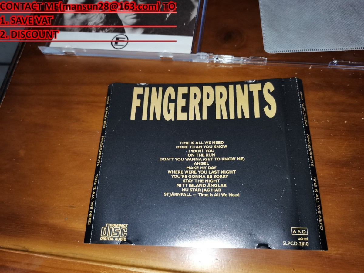 洋楽 344 CD FINGERPRINTS TIME IS ALL WE NEED Fingerprints – Time Is All We Need – CD (Album), 1989