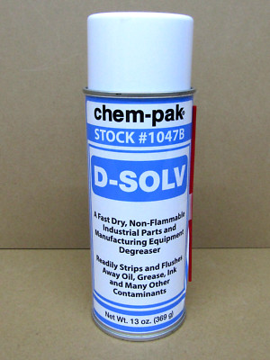 Chem-Pak D-Solv 1047B Heavy Duty Cleaner Industrial Degreaser, 13 oz