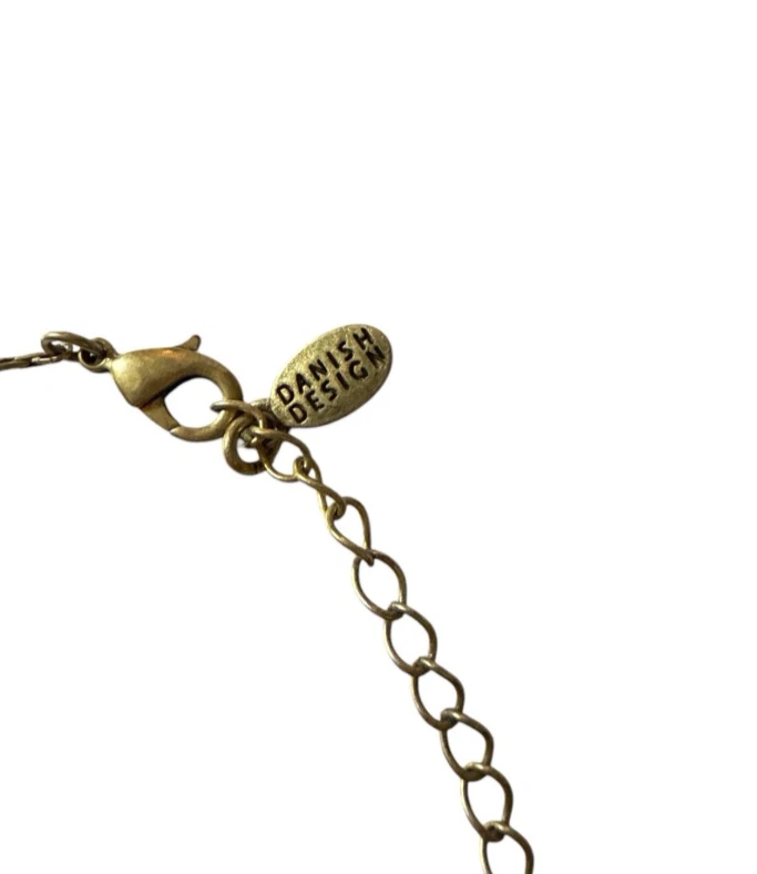 PEREGRINO Diseño Danés Anillo Floral Anillo Collar Steampunk Único Collar Foto 3 de 4