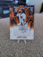 2025 Topps Update Series - Jorbit Vivas (RC, AU) Autograph Orange /25 #BSAU-JV 
