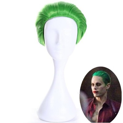 Mastermind Joker Haha grün Perücke Halloween Kostüm Zubehör Erwachsene Herren Criminal