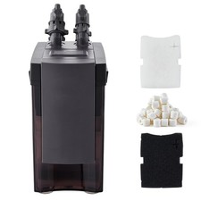 Uimoso 396GPH 4-Stage External Aquarium Filter for 100-125 Gallon Tanks