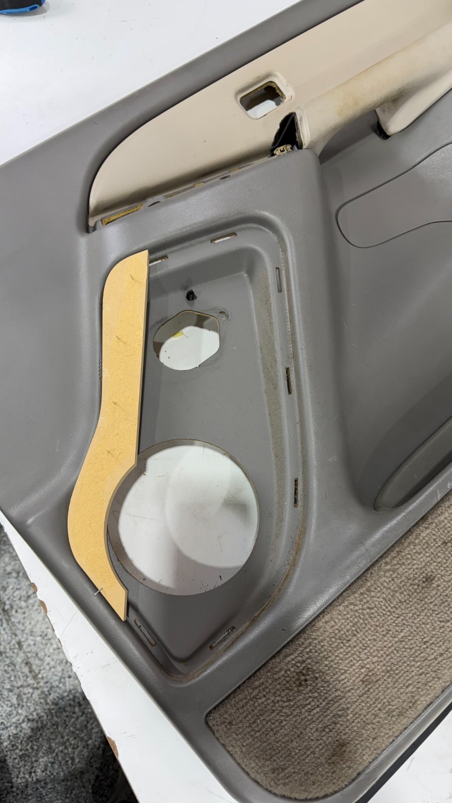 Sierra Silverado Tahoe  Front Door Pod Baffles 2x 6.5"  Speaker Rings Pods