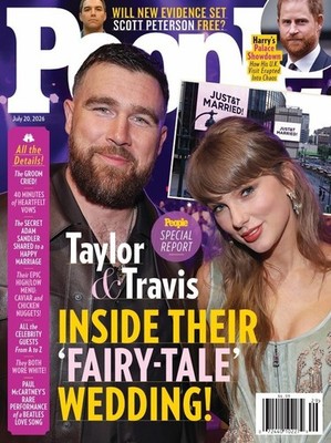 People Magazine  July 20th 2026:  Taylor & Travis the Wedding