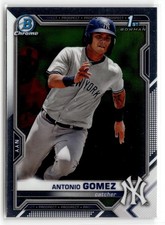 Antonio Gomez 2021 Bowman Chrome Prospects New York Yankees #BCP-82
