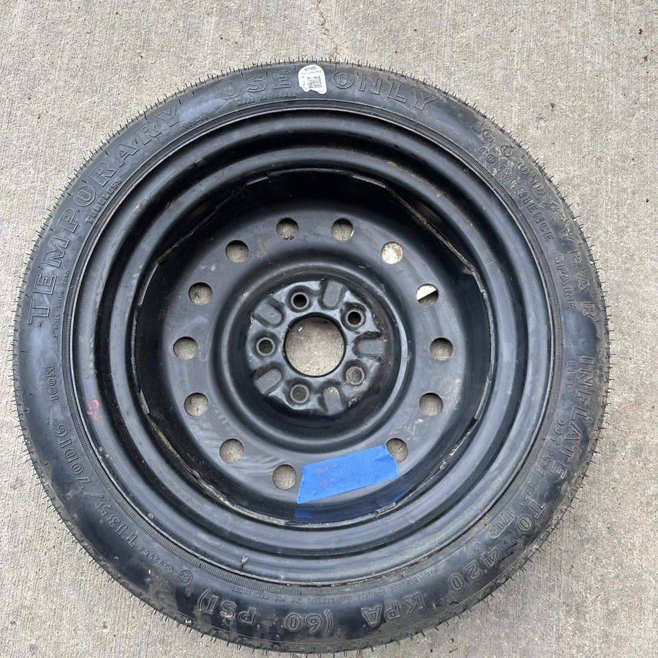 93-07 Ford Taurus Repuesto de Emergencia Donut Neumático Llanta Gato Kit OEM 135/70D16 Foto 4 de 4