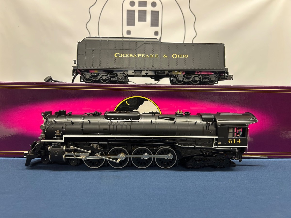 Mth Chesapeake & Ohio #614 4-8-4 Greenbrier Steam Engine w/ Proto