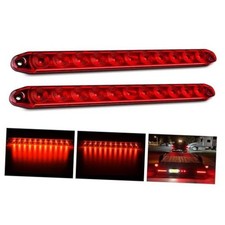 16" LED Trailer ID Marker Light Bar, Red, 2-Pack 11 LED 2Pcs 16" Red 11LED