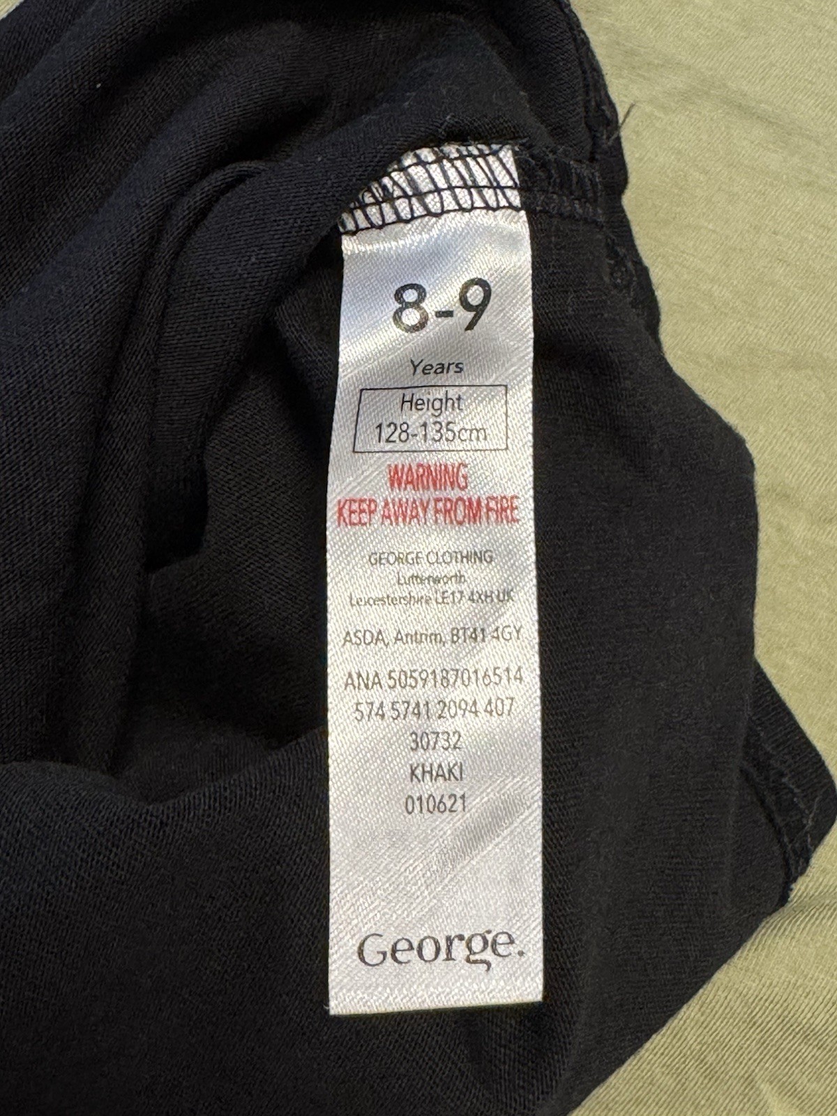 George 8-9 Years Vests Set Of 5 image 2
