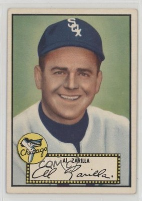 1952 Topps Al Zarilla (Black Back) #70 07vd